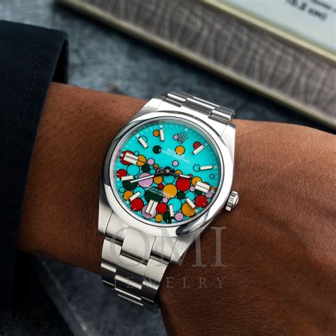 rolex oyster perpetual celebration dial|rolex oyster perpetual turquoise blue celebration dial watch 36.